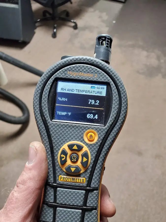 Moisture meter humidity assessment for Mold Remediation & Removal in Eden Isle